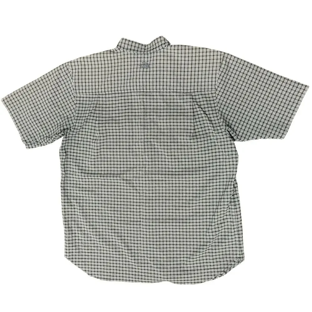 The North Face Men’s Plaid Seersucker Short Sleeve Button Down Shirt XL Gorpcore